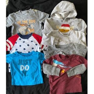 18 months boy sweater and tshirt lot